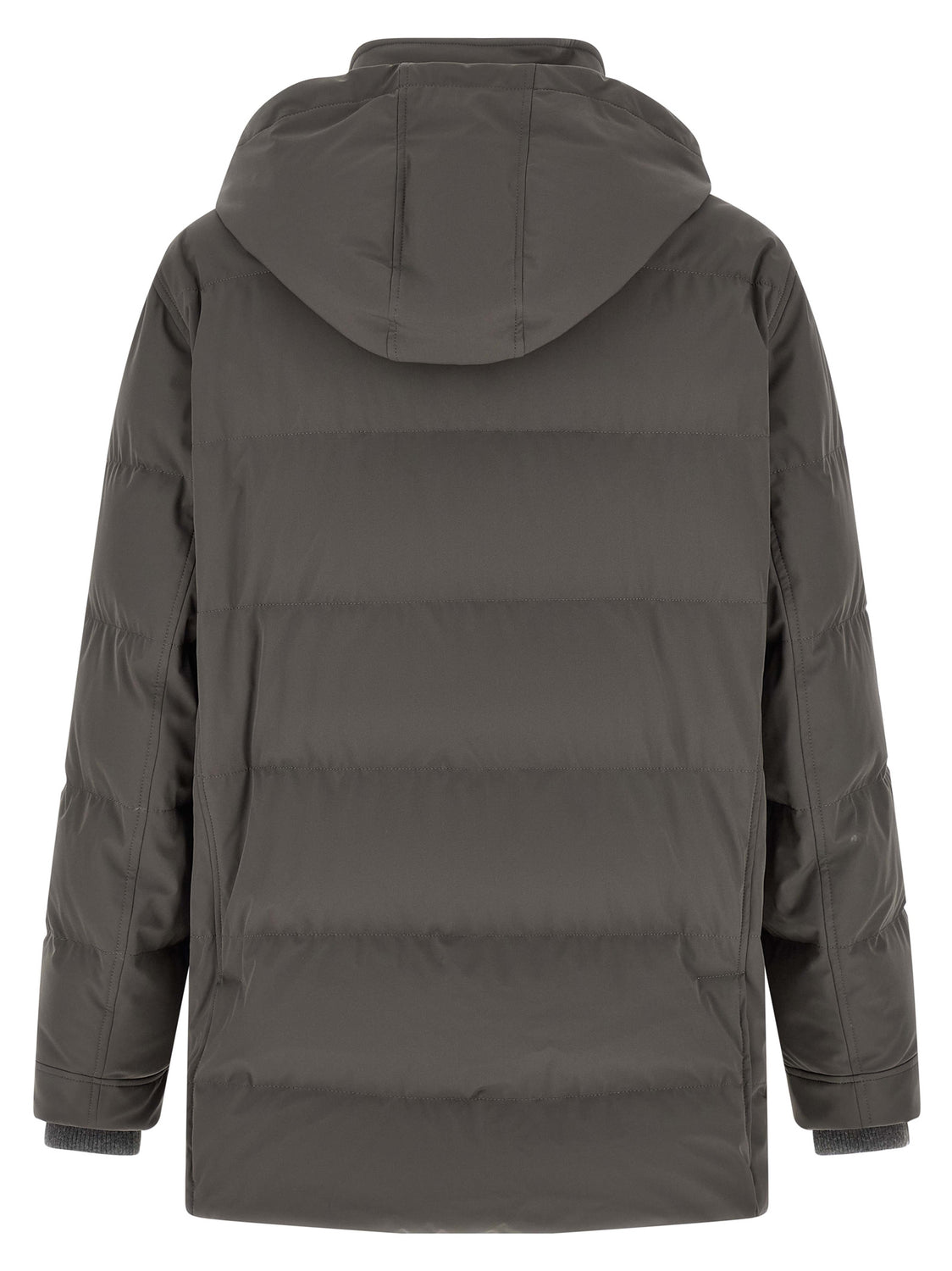 Gray Polyamide Parka