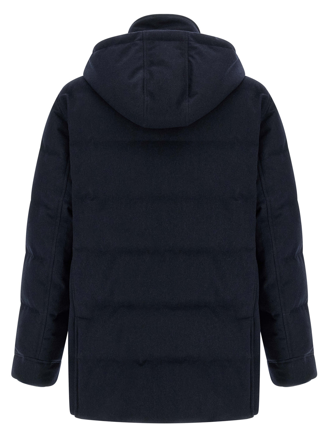 Blue Wool Parka