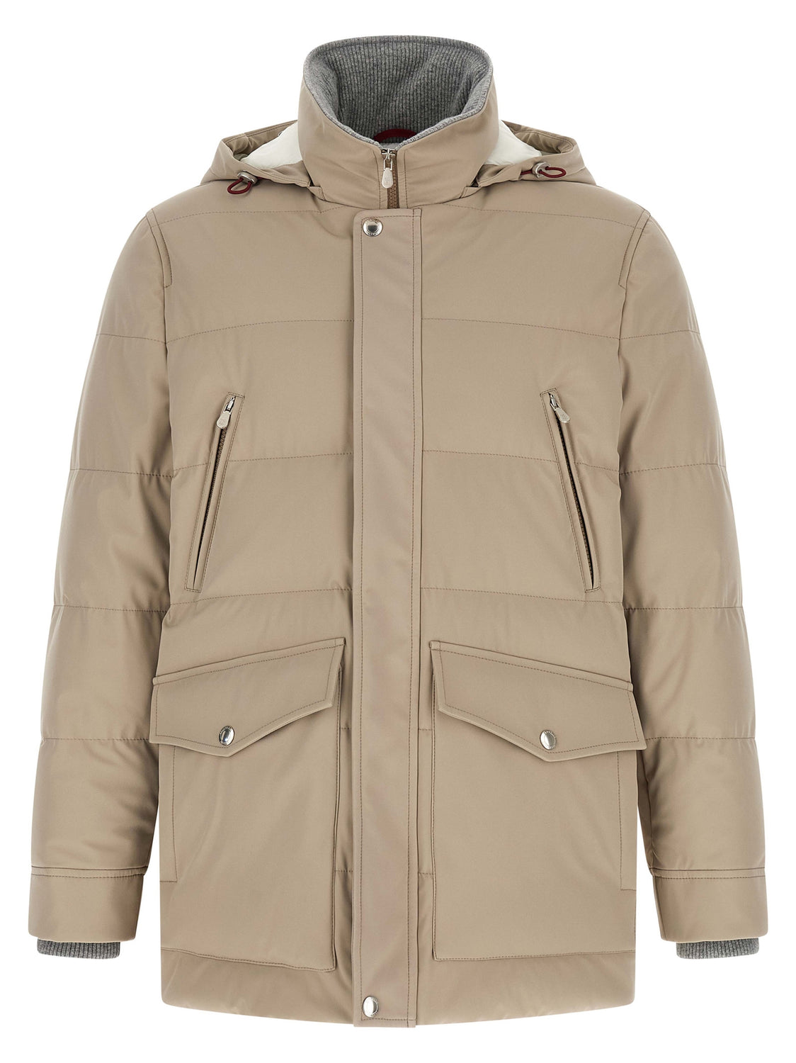 Beige Polyamide Parka
