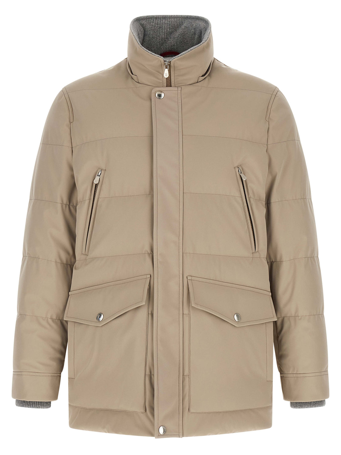 Beige Polyamide Parka