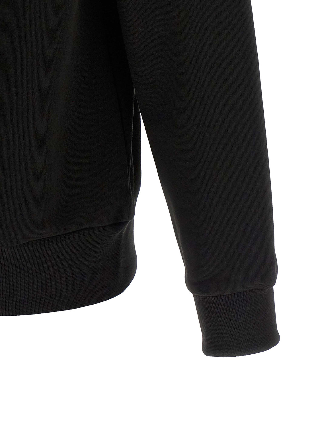 Black Cotton Sweatshirt