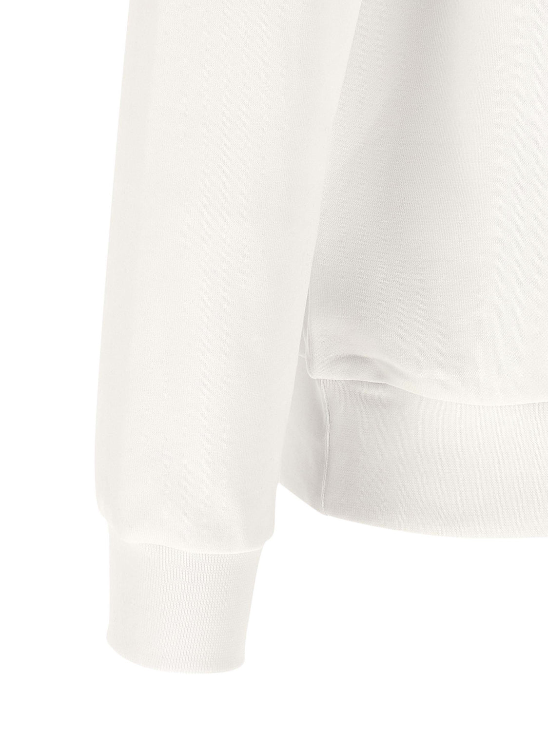White Cotton Sweatshirt