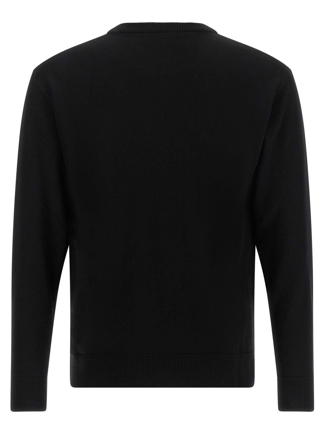 Black Virgin Wool Cardigan