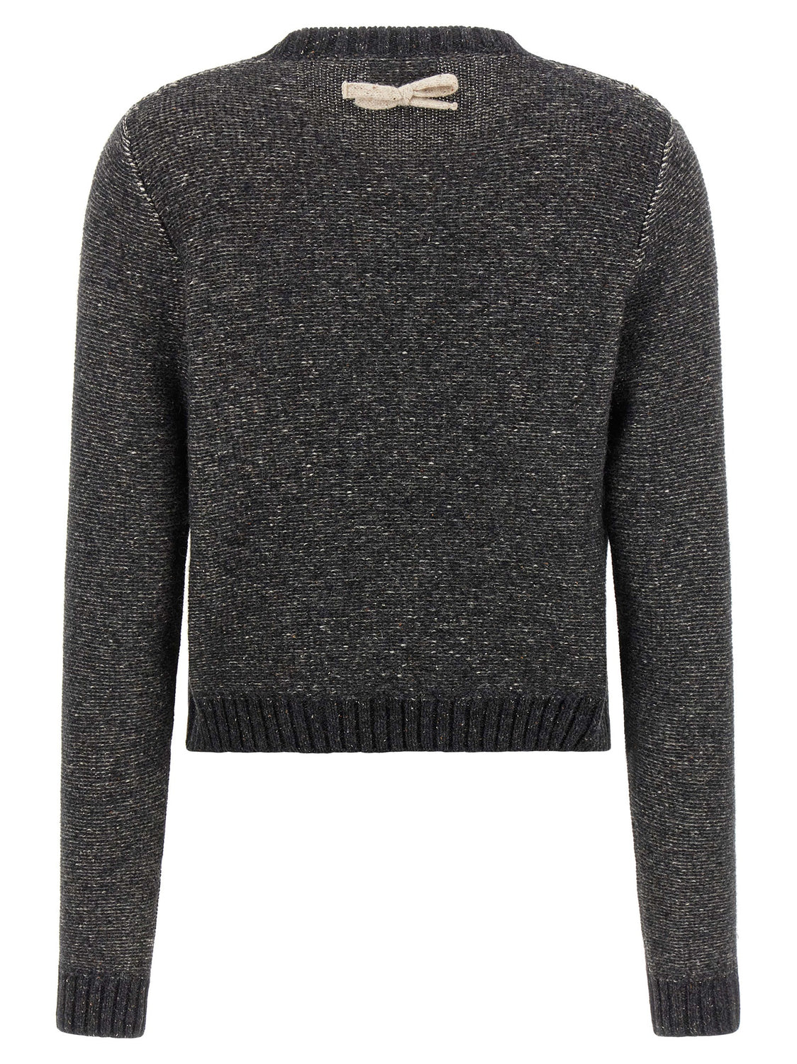 Gray Wool Cardigan