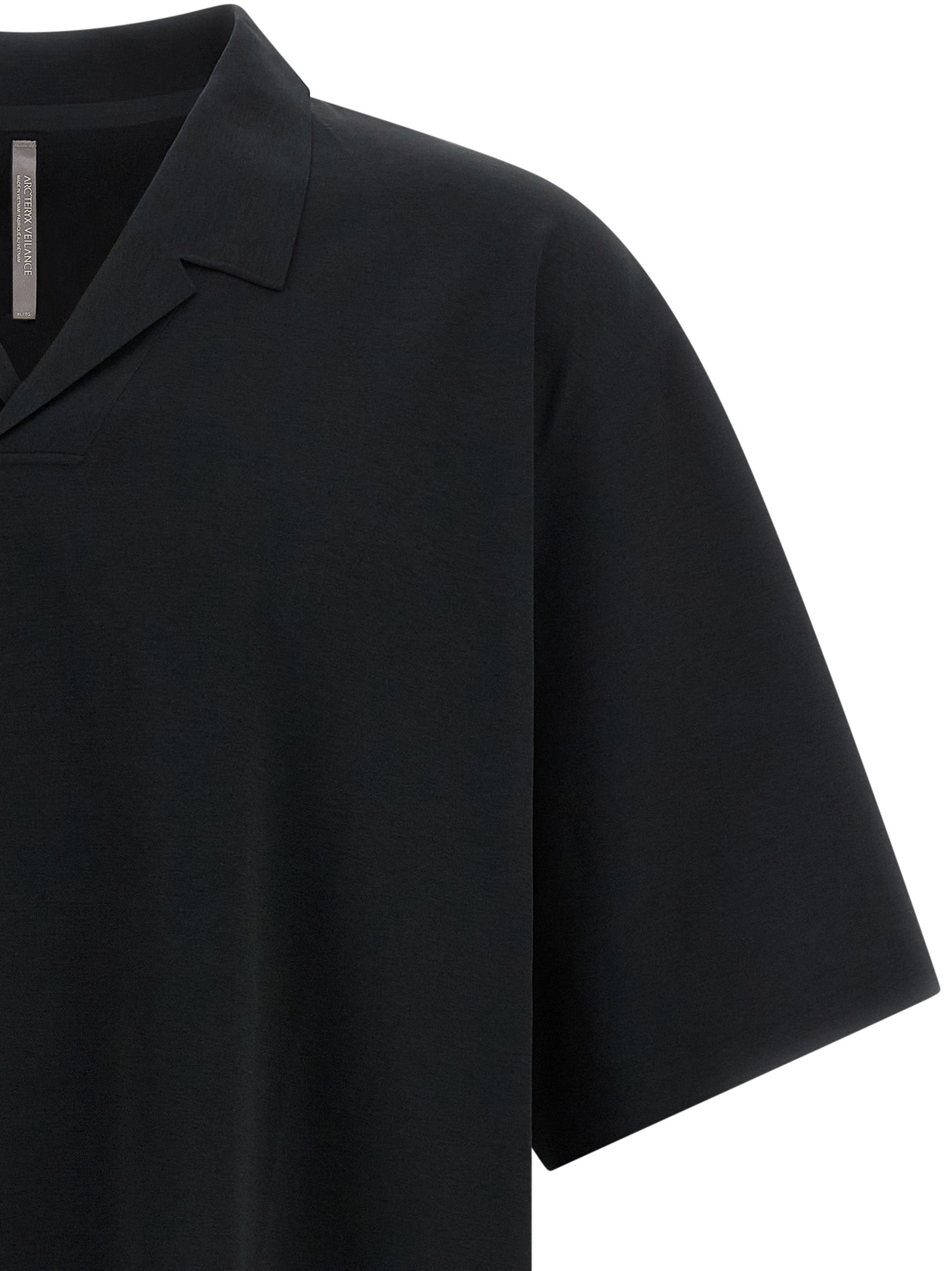 Black Polyester Polo Shirt