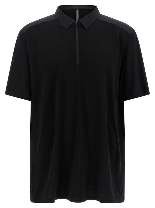 Black Wool Polo Shirt