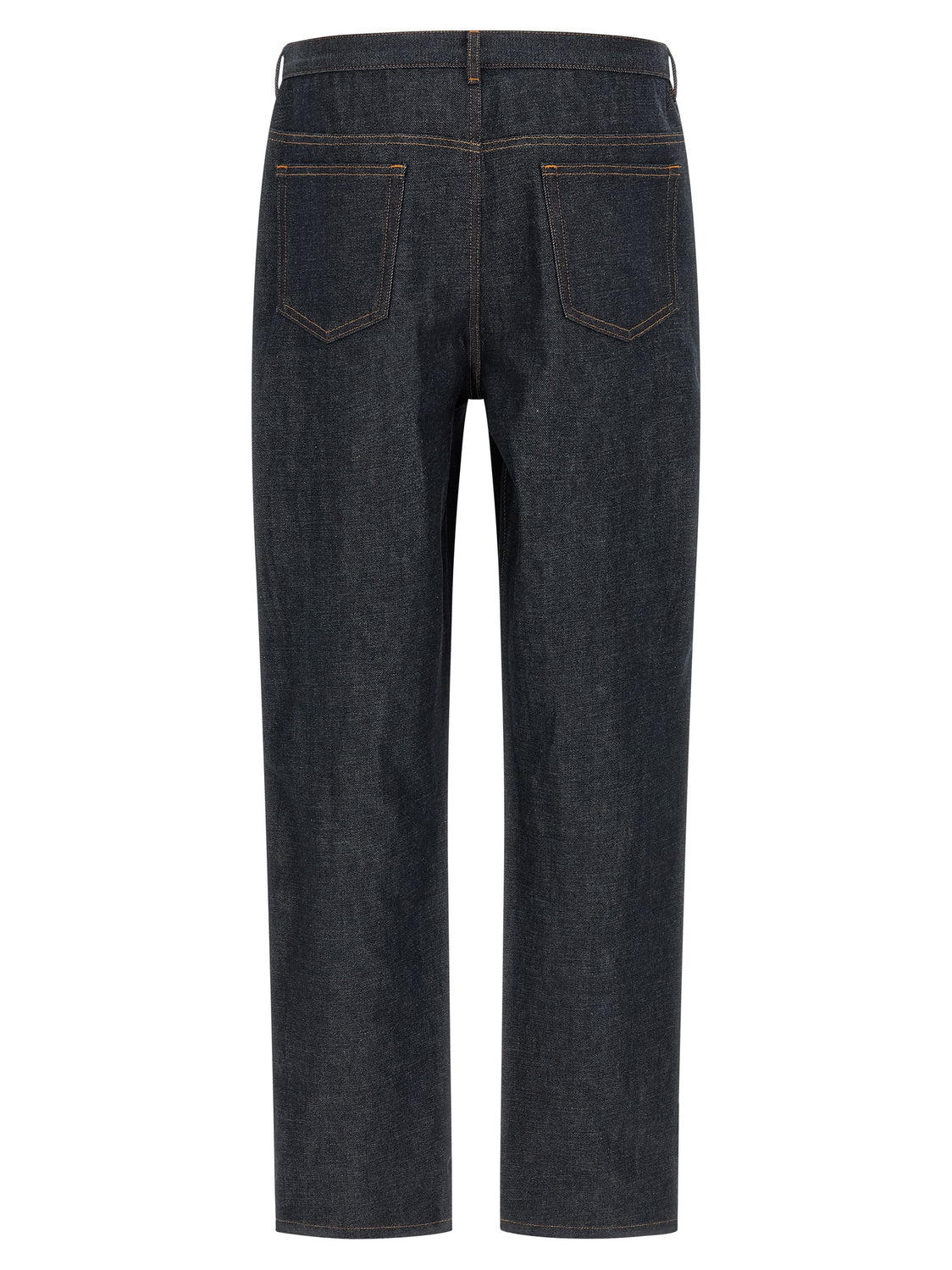 Blue Cotton Relaxed Fit Jeans