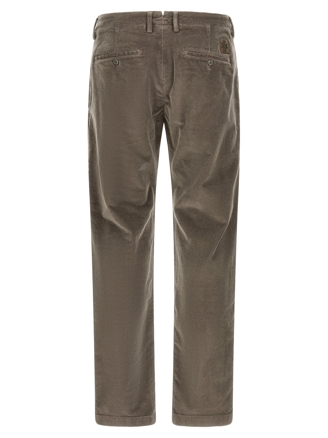 Gray Cotton Chino Pants