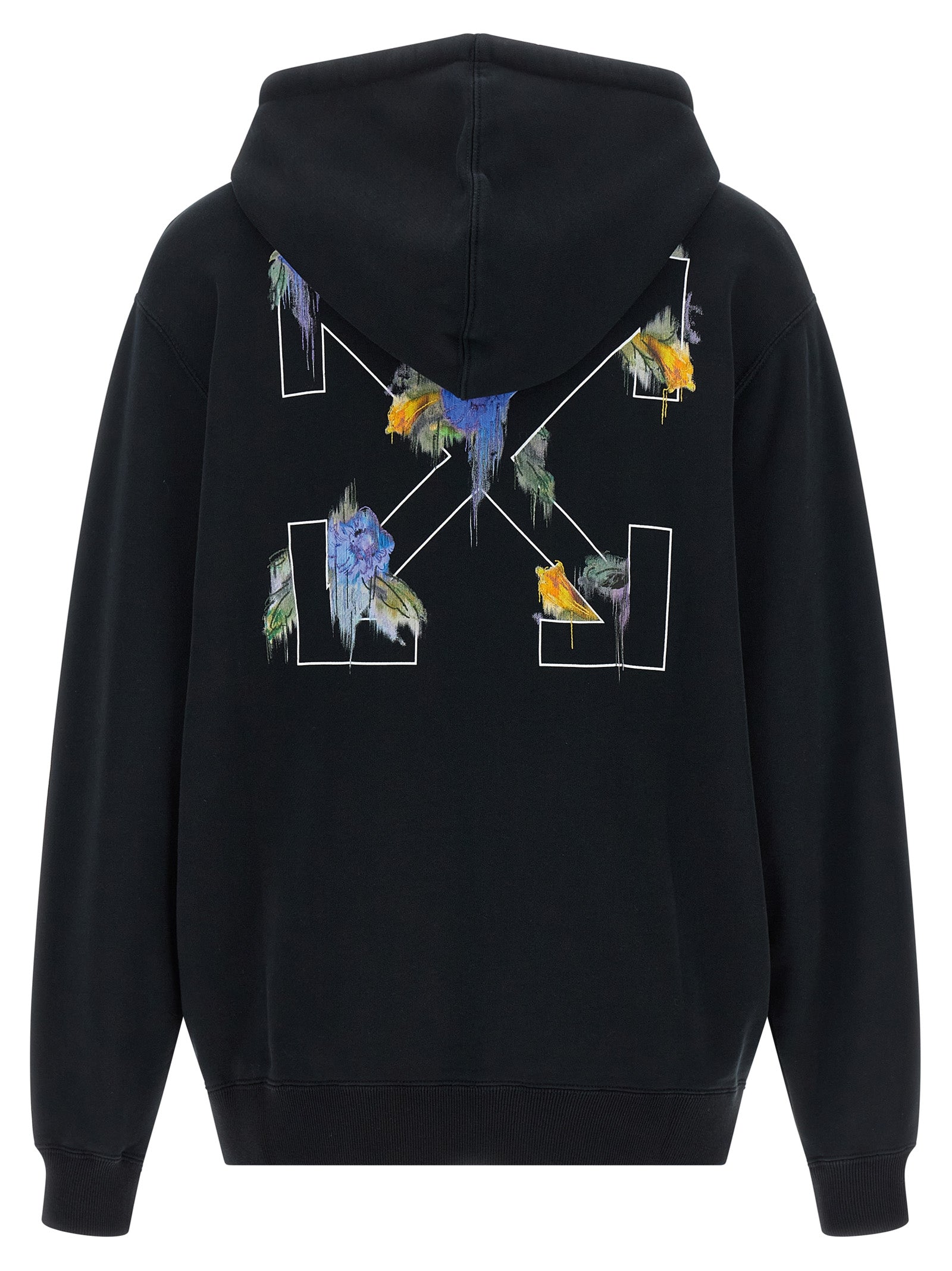 Black Cotton Sweatshirt