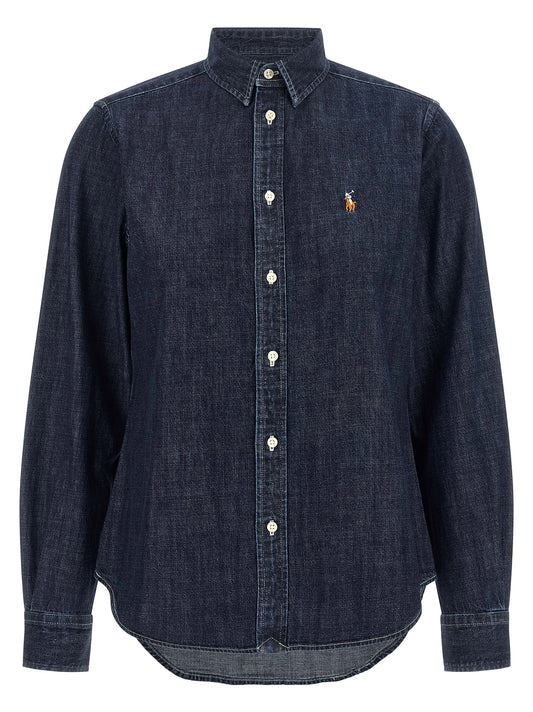 Blue Cotton Blouse