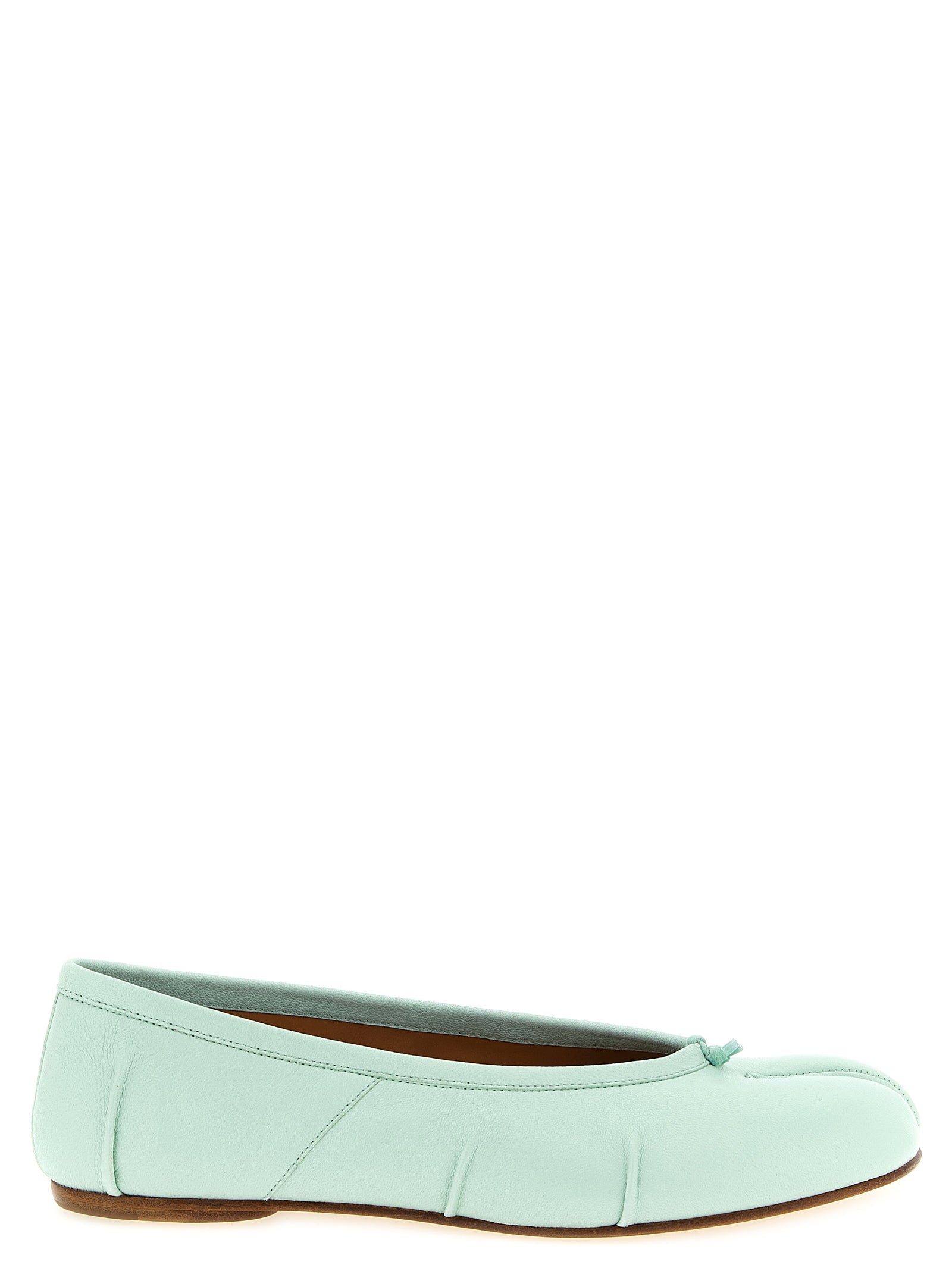 Bicolor Lamb Leather Ballet Flats
