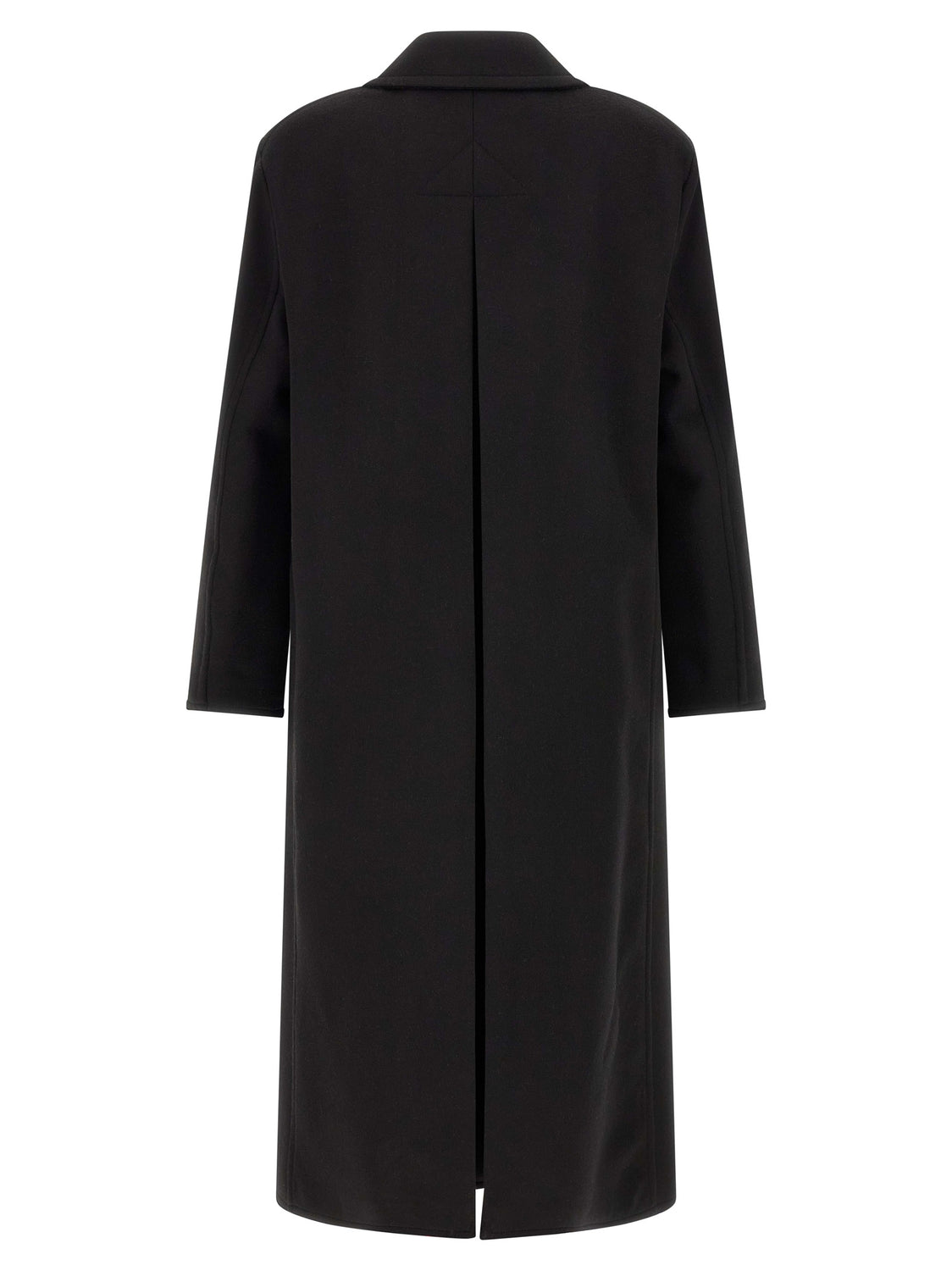 Black Virgin Wool Coat