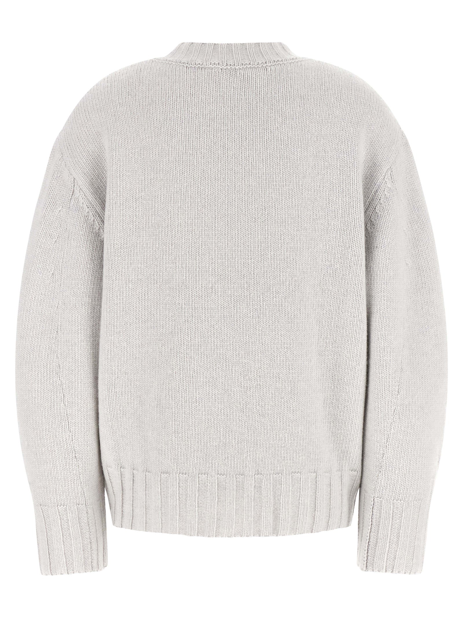 Gray Virgin Wool Cardigan