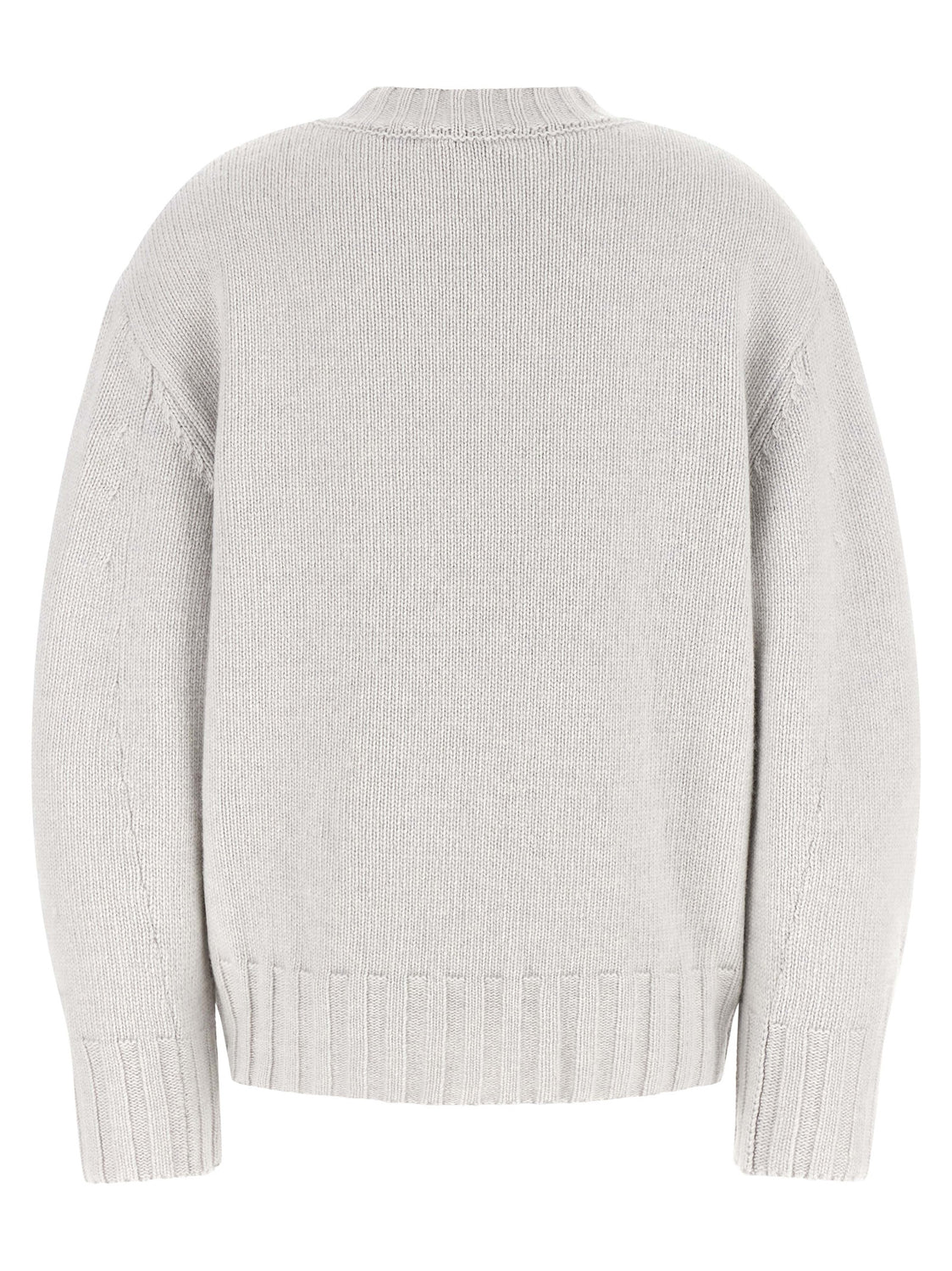 Gray Virgin Wool Cardigan