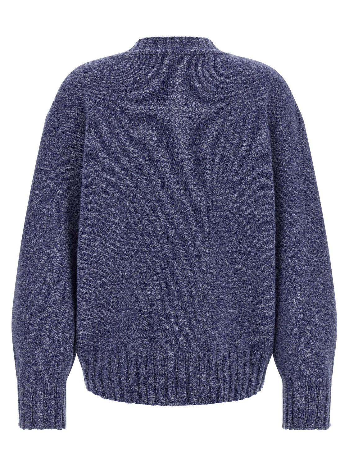 Blue Virgin Wool Cardigan