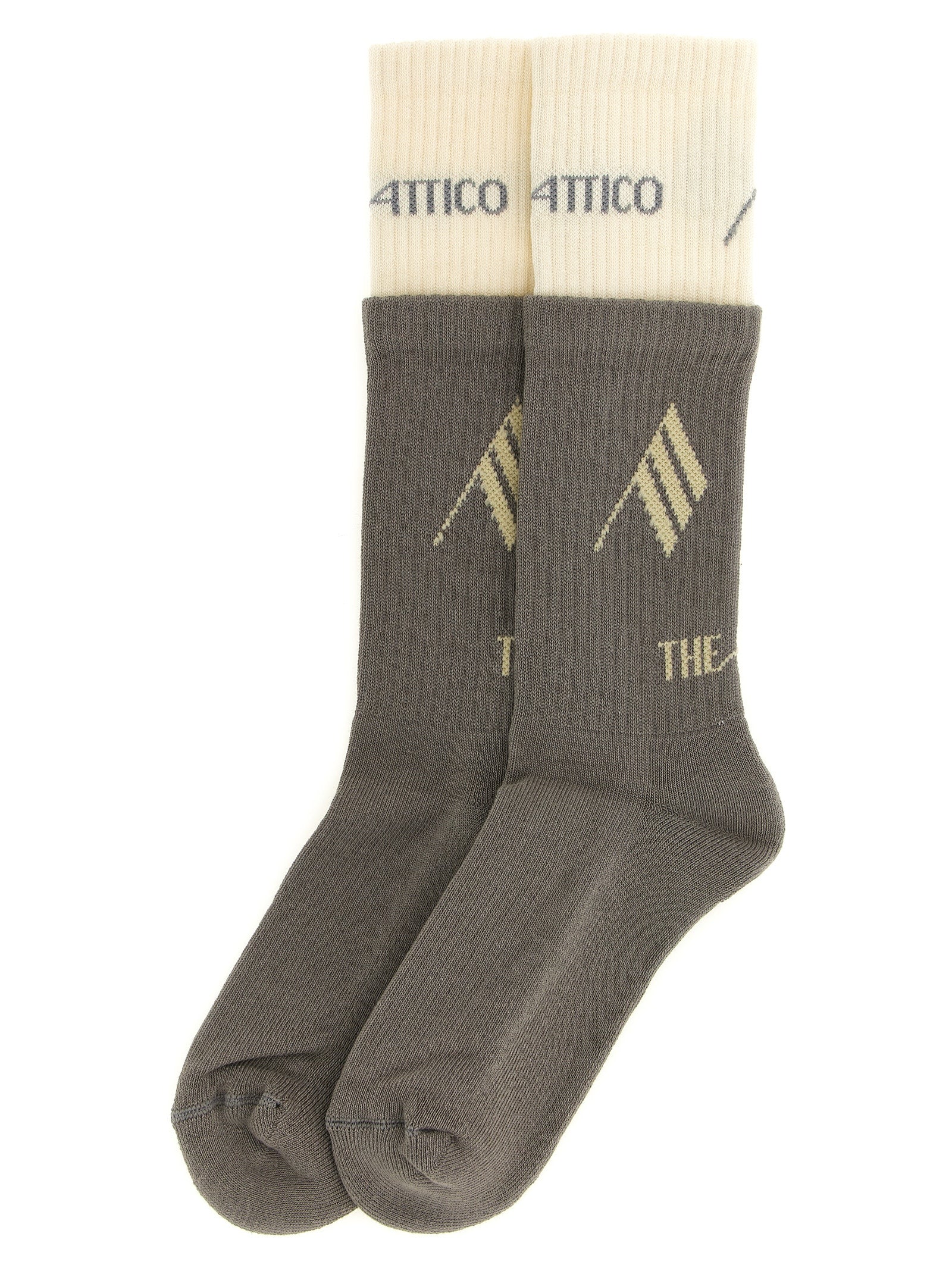 Gray Cotton Socks