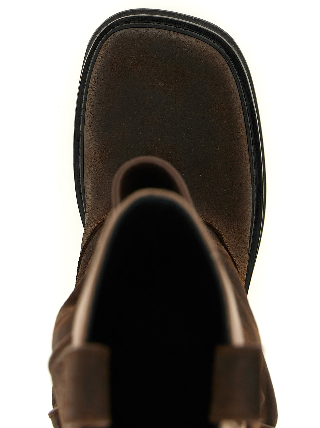Brown Calf Leather Bos Taurus Over The Knee