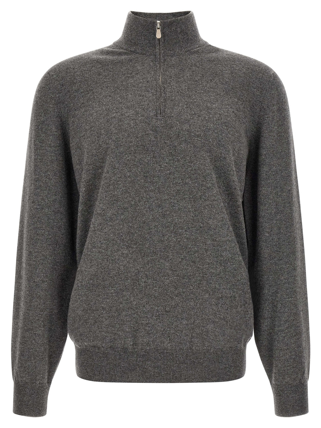 Gray Cashmere Cardigan