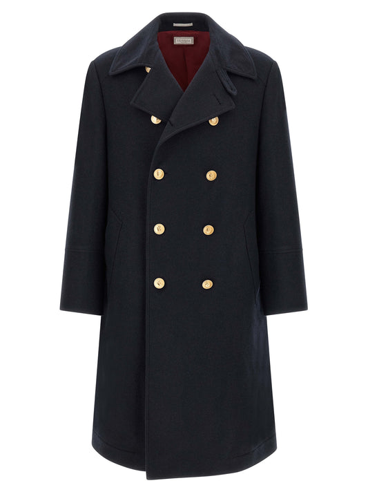 Blue Cashmere Coat