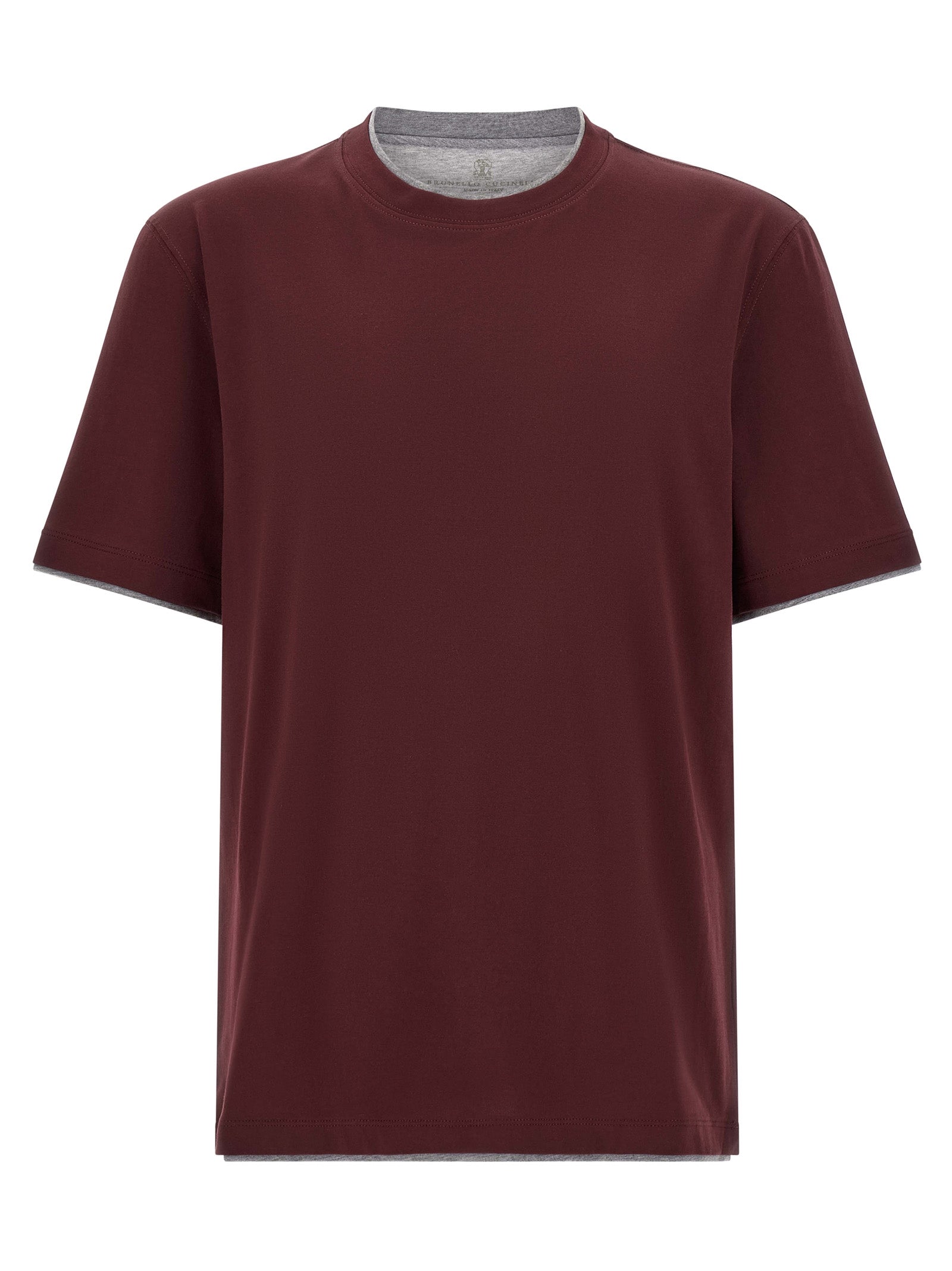 Bordeaux Cotton T-Shirt