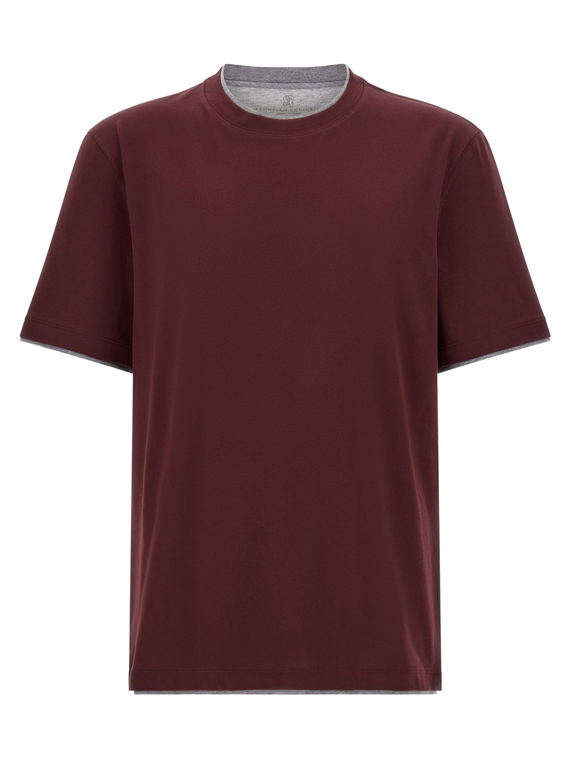 Bordeaux Cotton T-Shirt