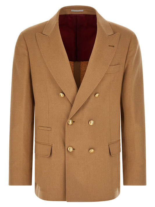 Beige Camel Hair  Blazer