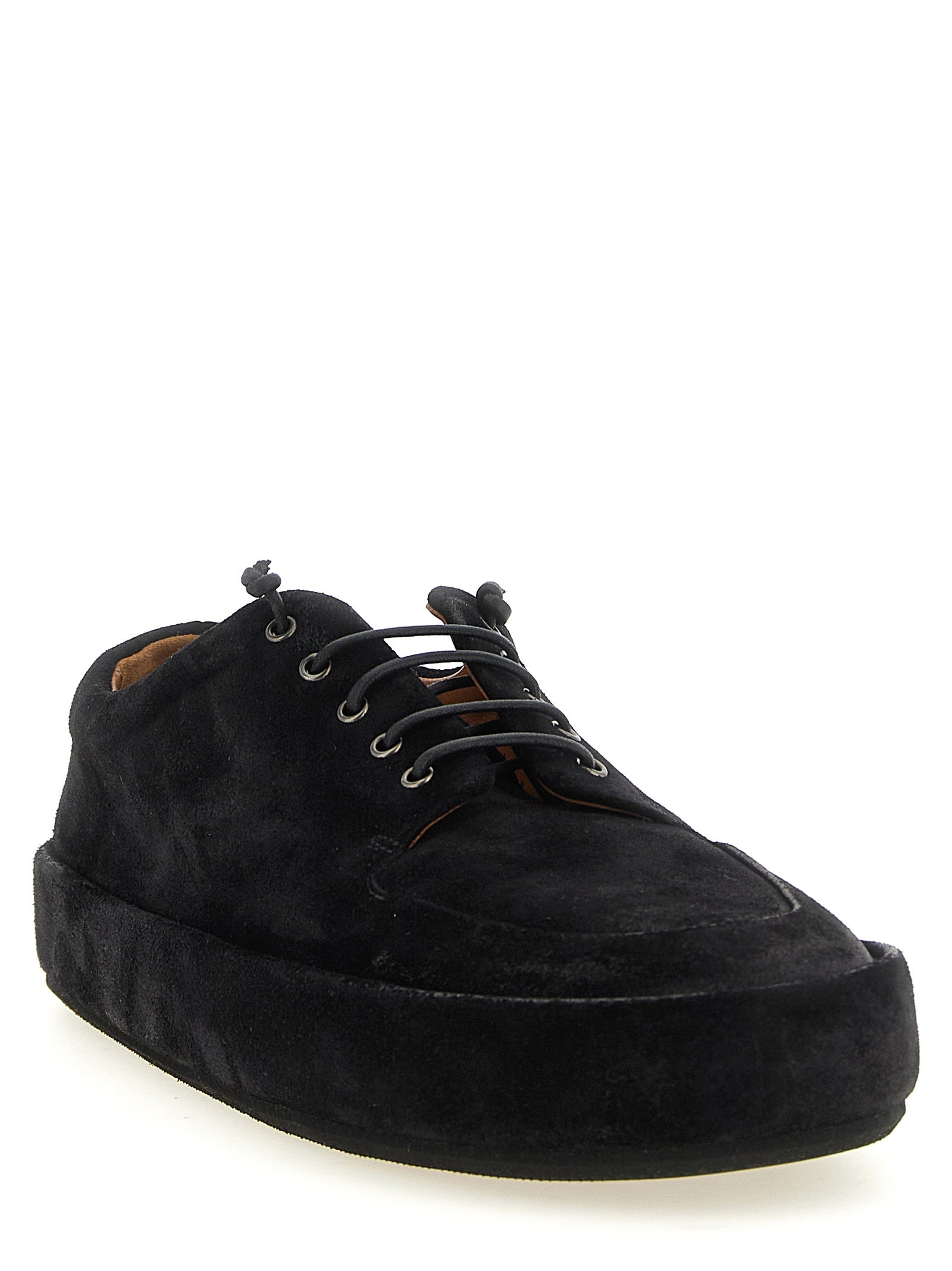 Black Calfskin Oxfords And Derbies