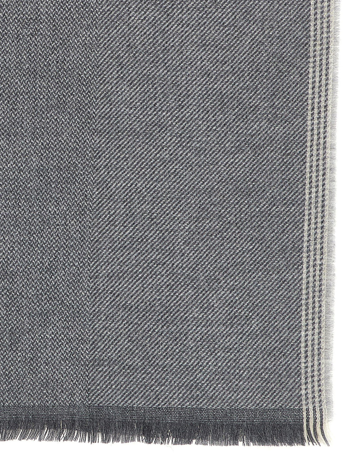 Gray Wool Scarf