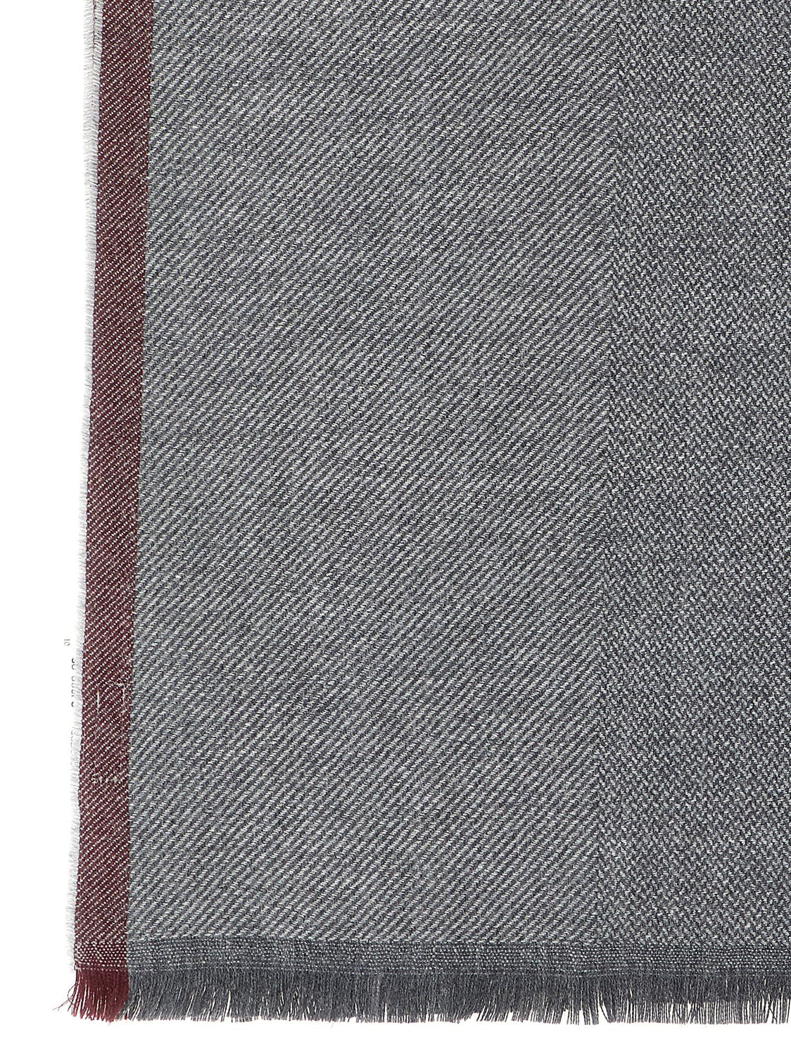Gray Wool Scarf