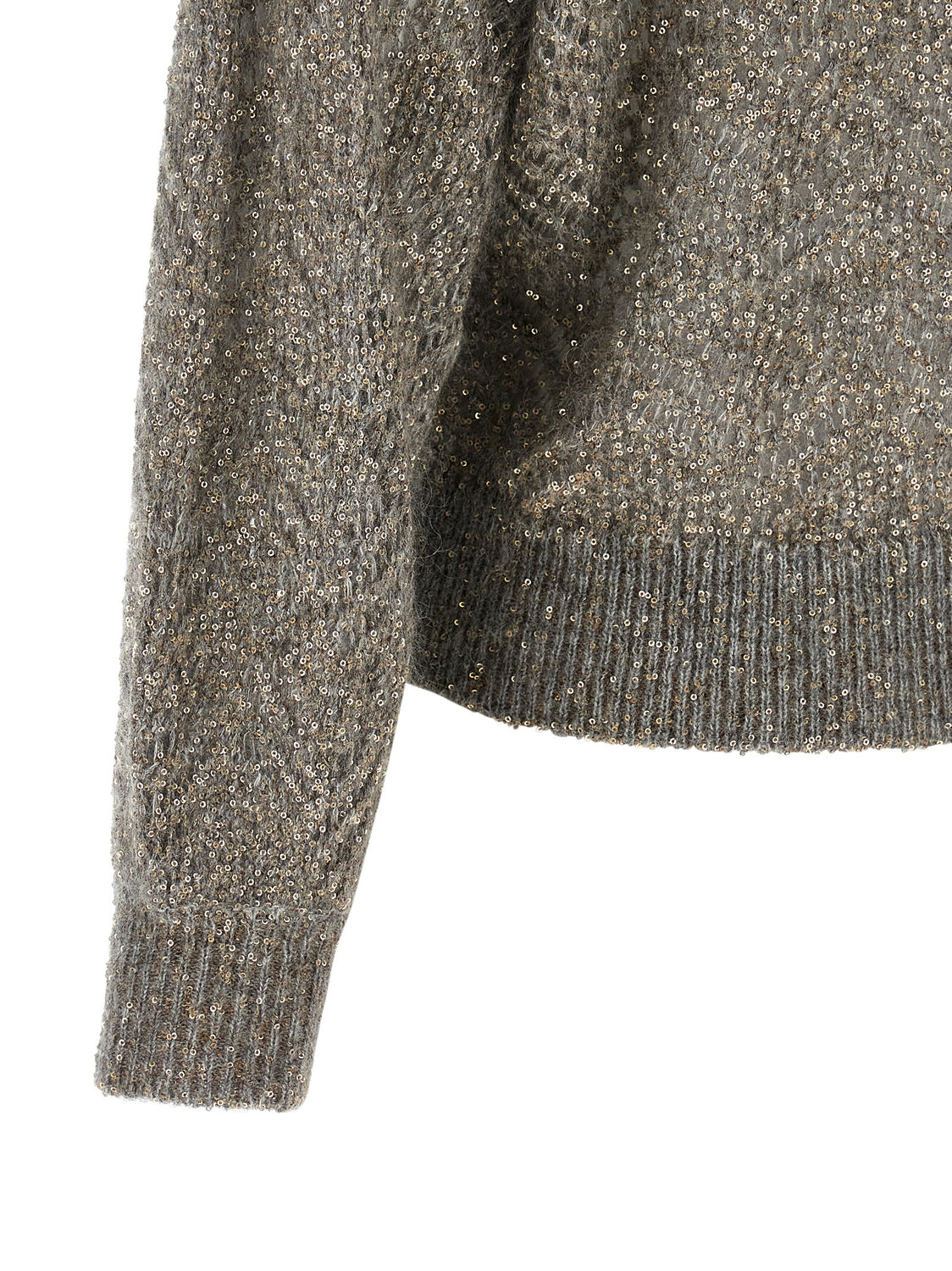 Gray Polyamide Cardigan