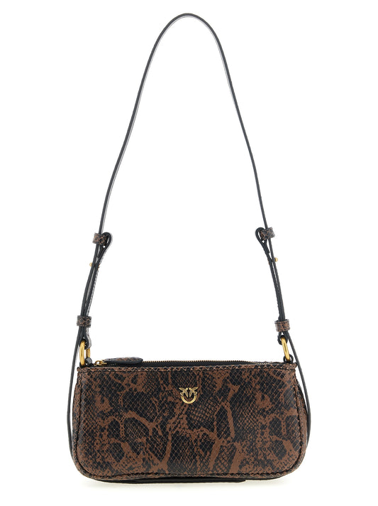 Brown Calfskin Crossbody Bag
