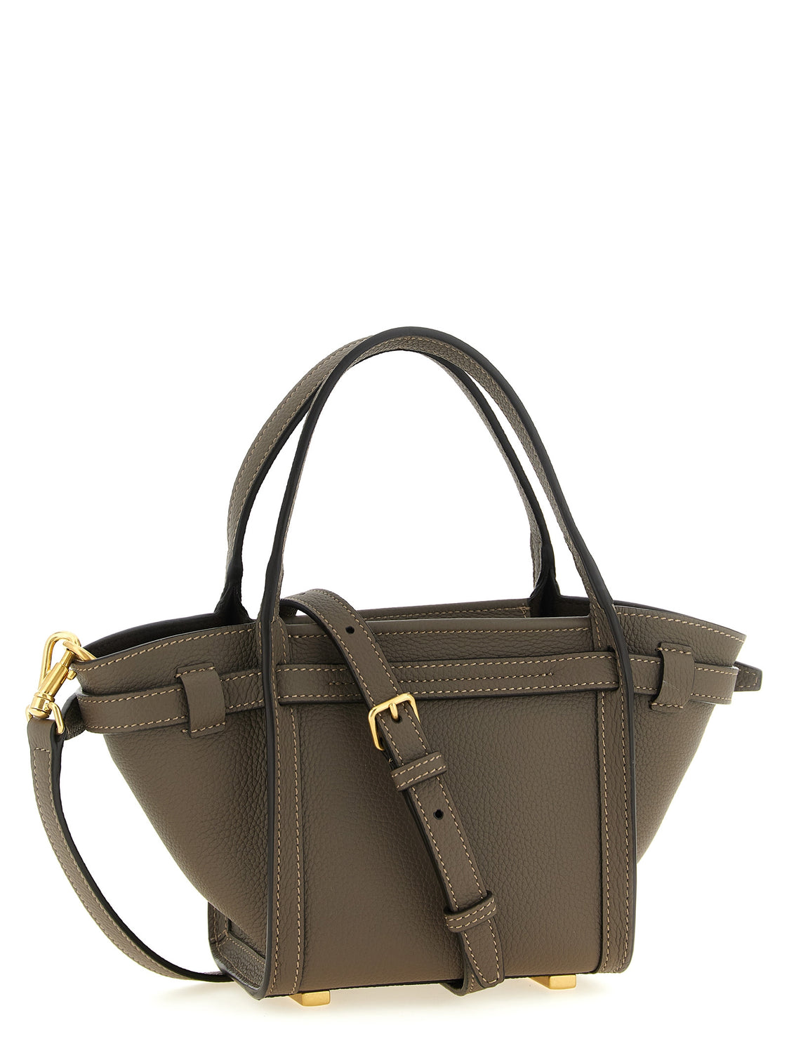 Gray Calfskin Tote Bag