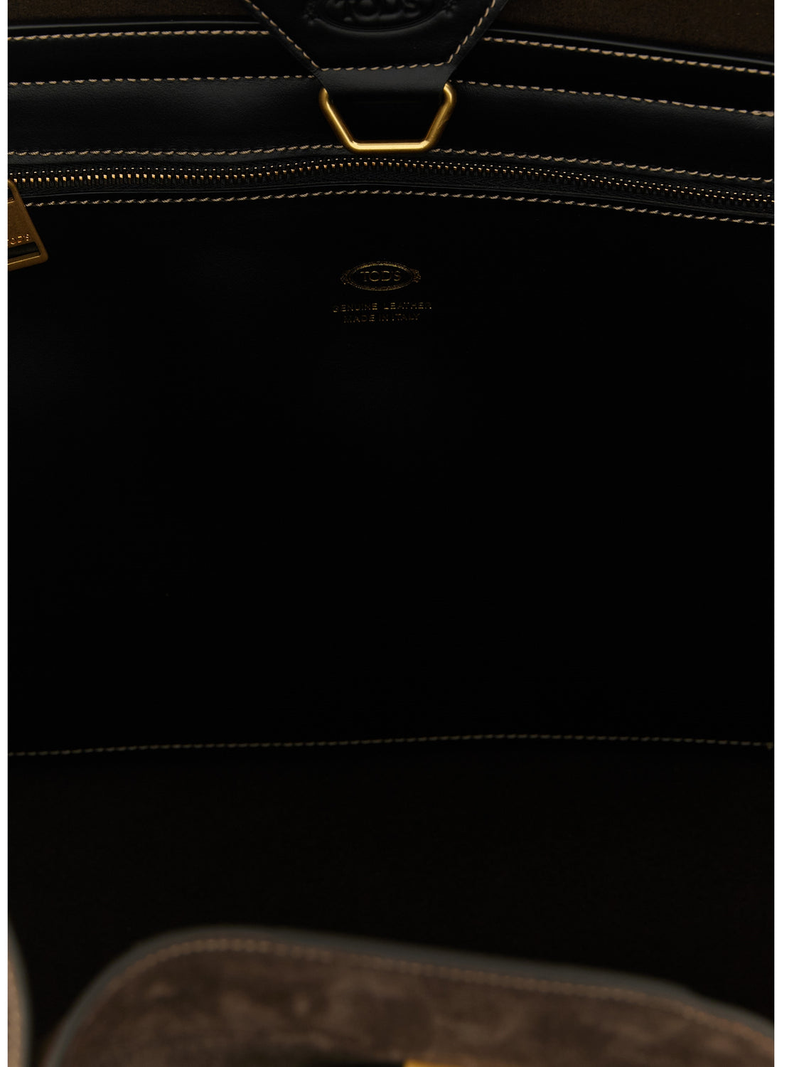 Brown Calfskin Tote Bag