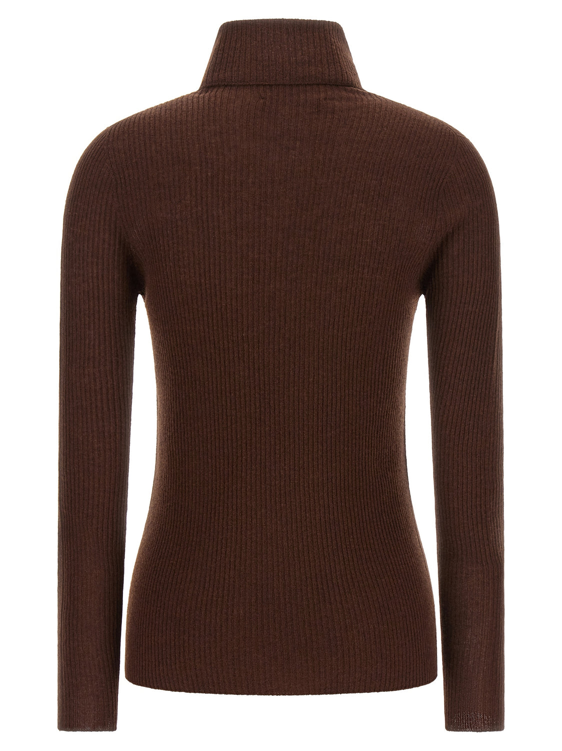 Brown Virgin Wool Cardigan
