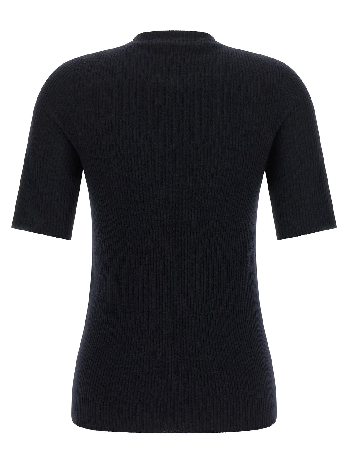 Blue Virgin Wool T-Shirt