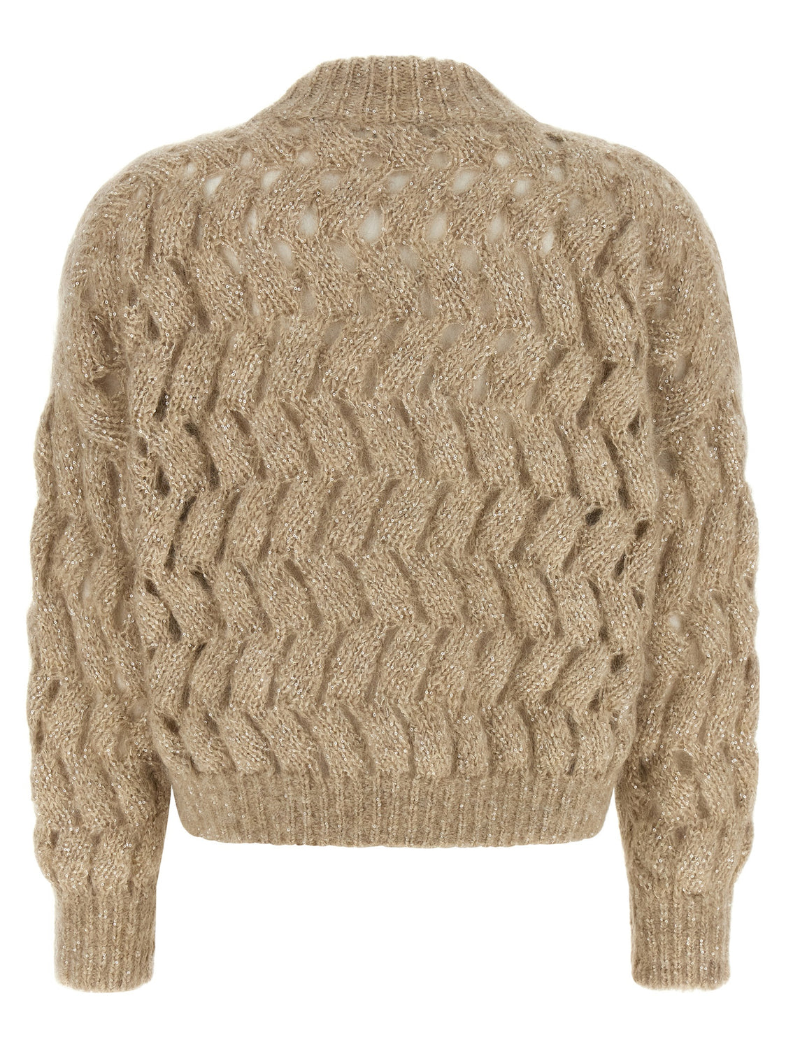 Beige Wool Cardigan