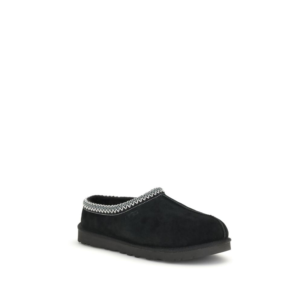 Black Calf Leather Bos Taurus Mules