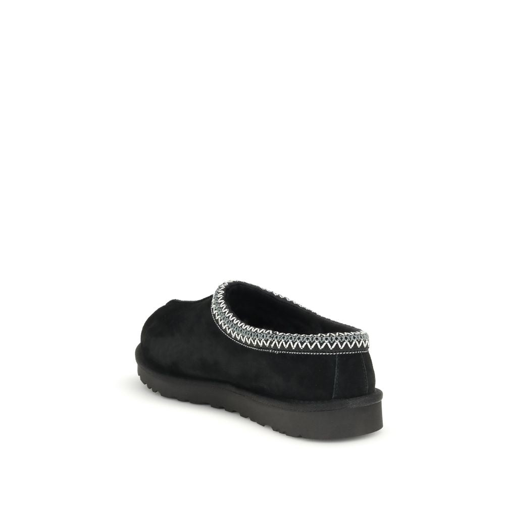 Black Calf Leather Bos Taurus Mules