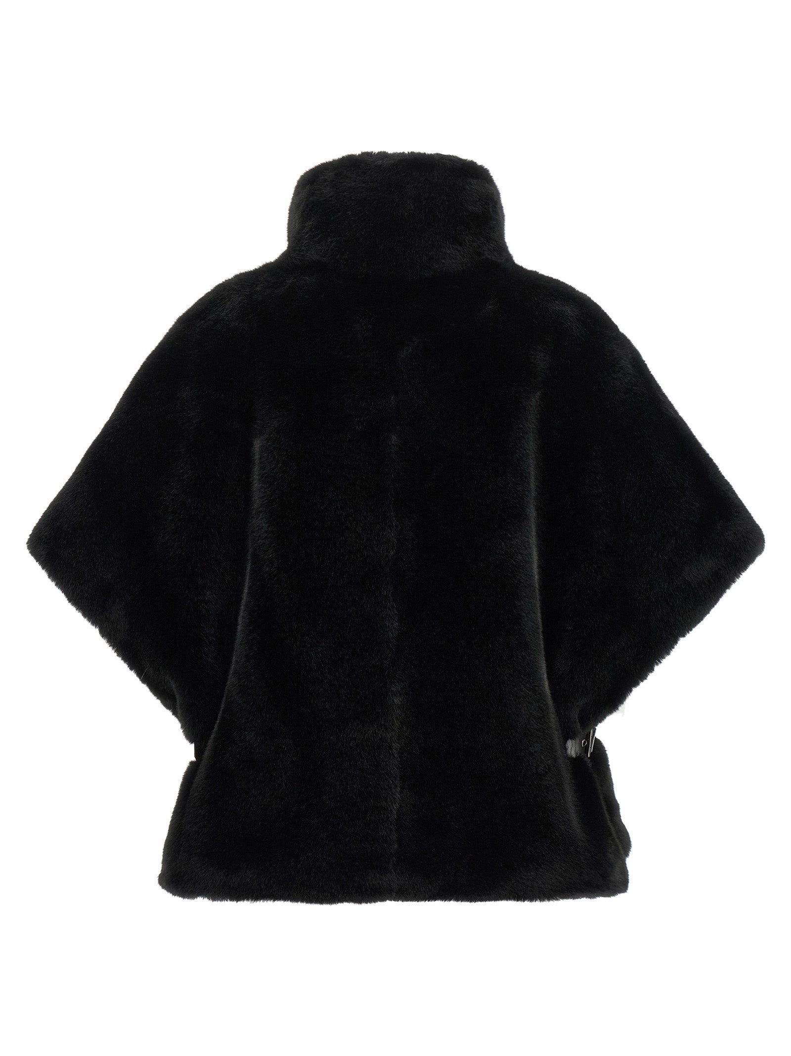 Black Polyester Coat