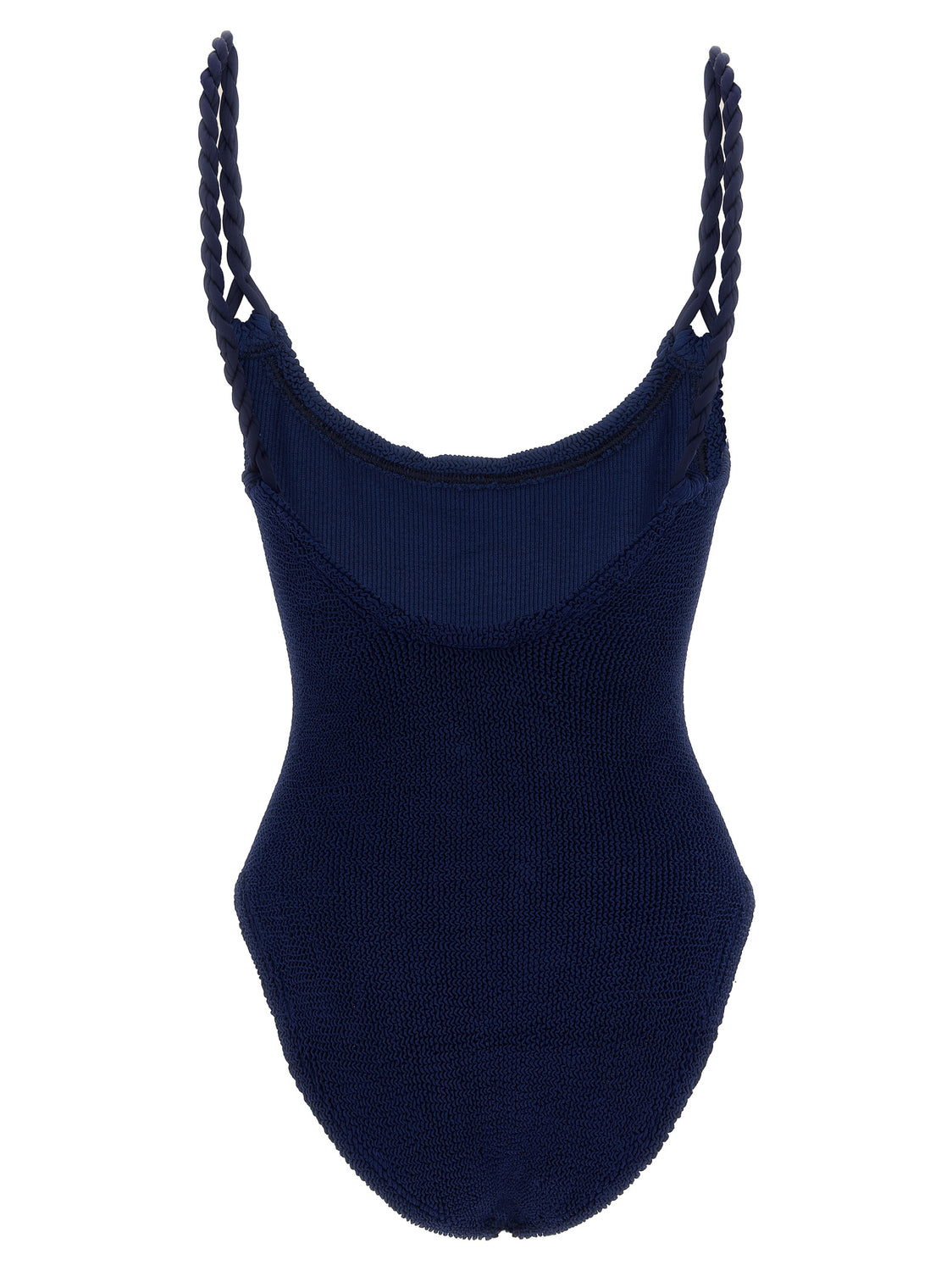 Blue Polyamide One-Piece Swimsuit