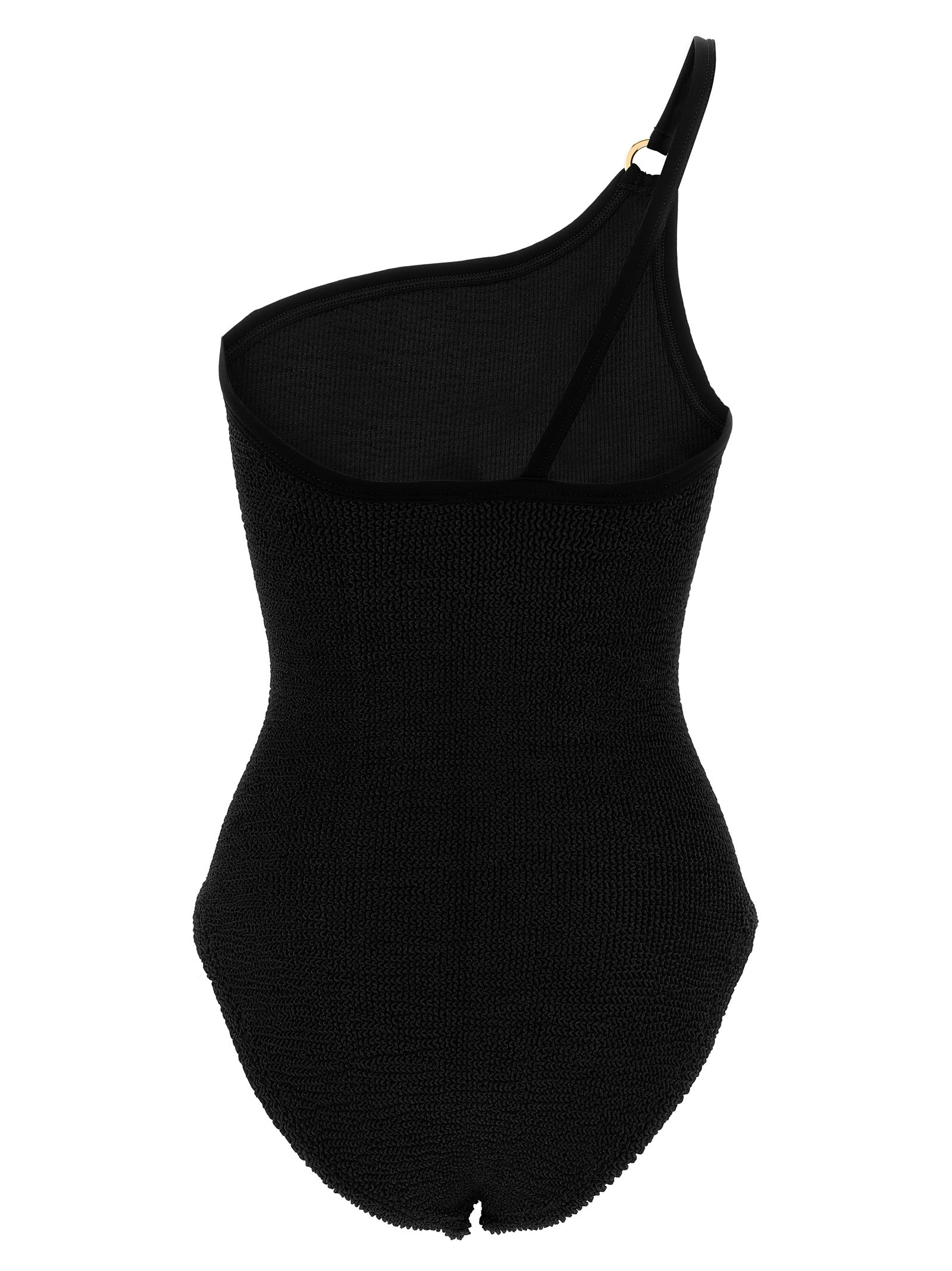 Black Polyamide One-Piece Swimsuit