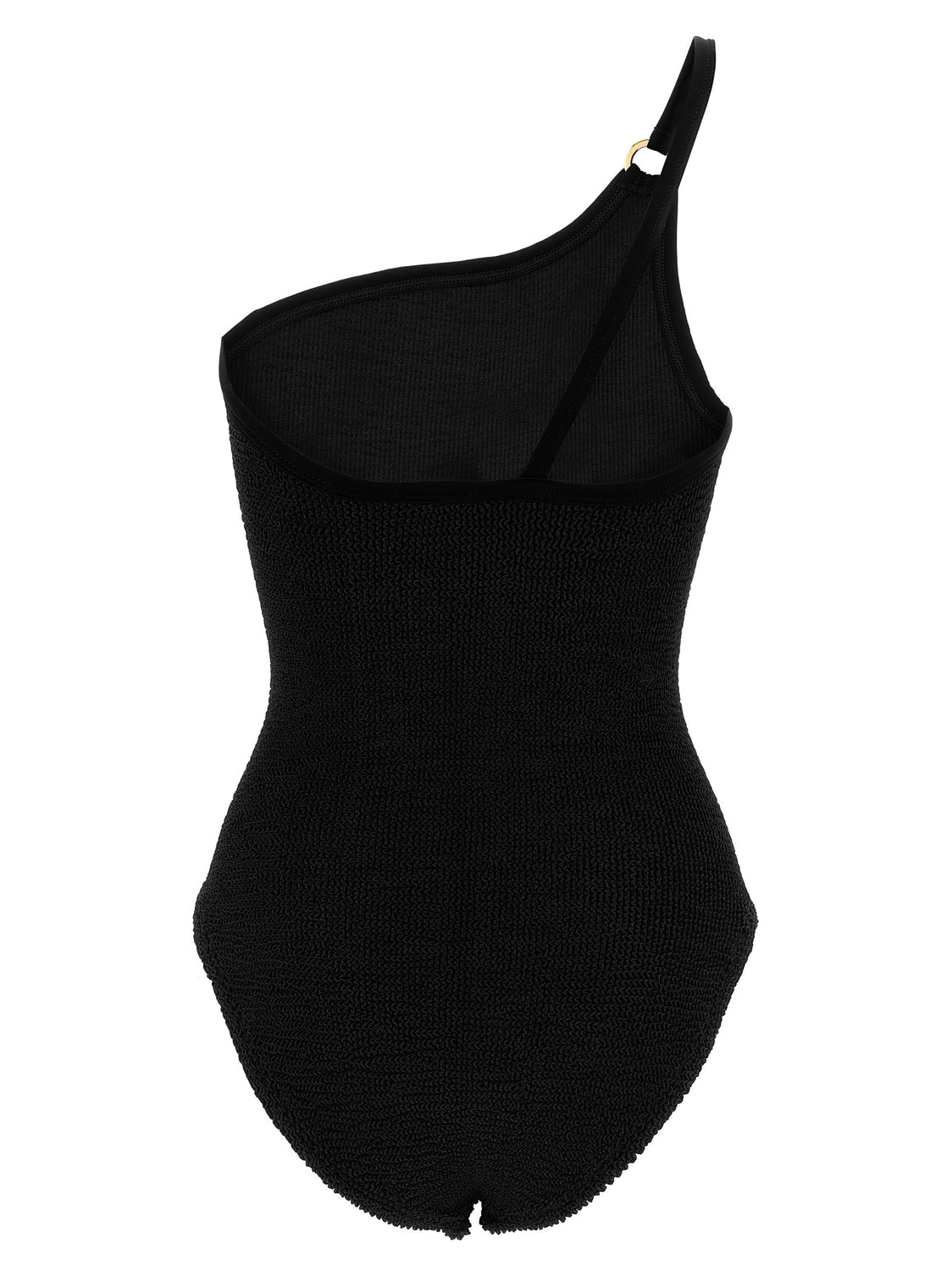 Black Polyamide One-Piece Swimsuit
