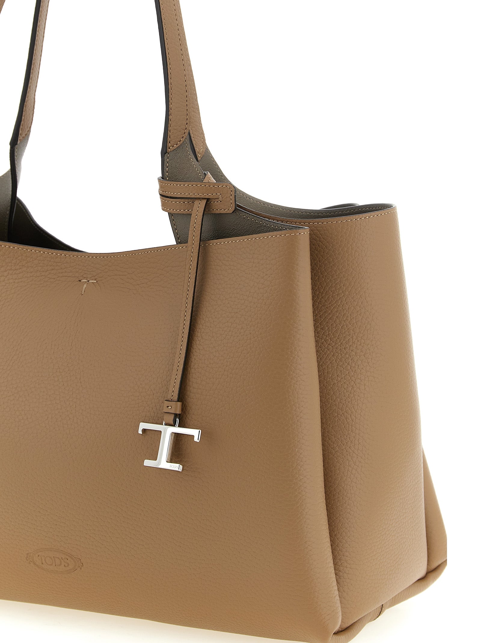 Brown Calfskin Tote Bag