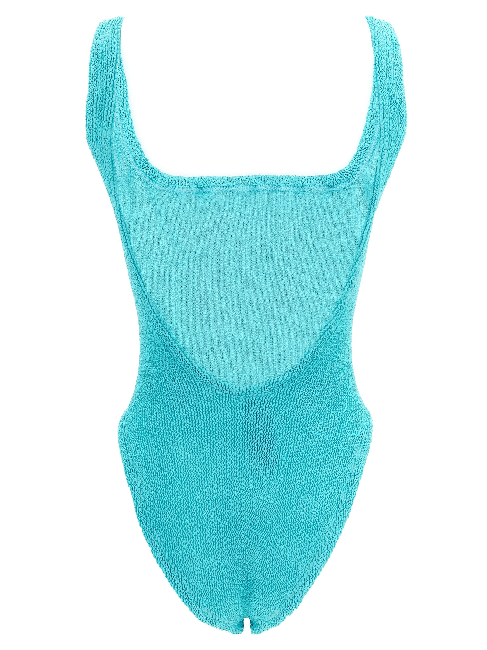 Blue Polyamide One-Piece Swimsuit