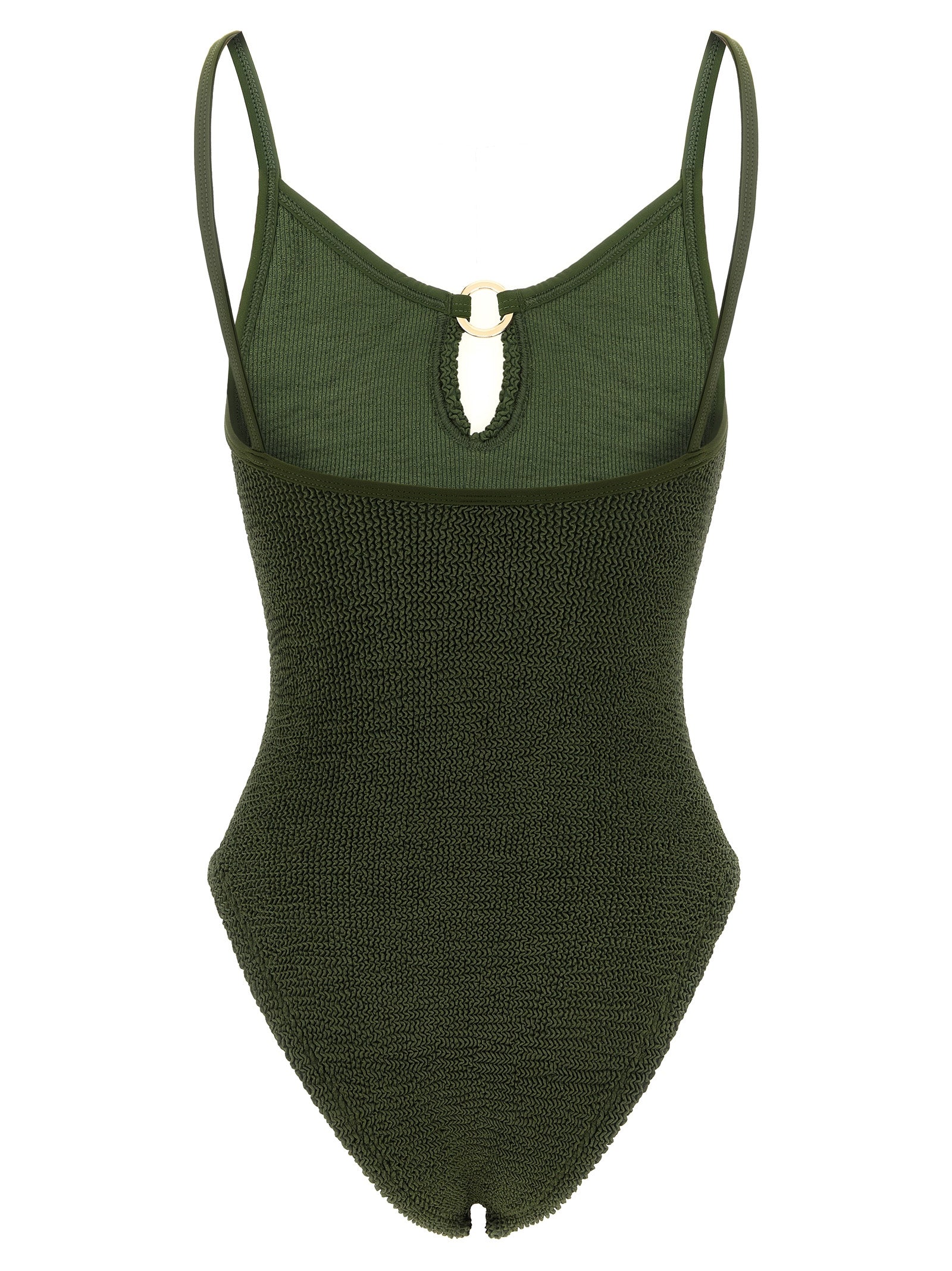 Bicolor Polyamide One-Piece Swimsuit