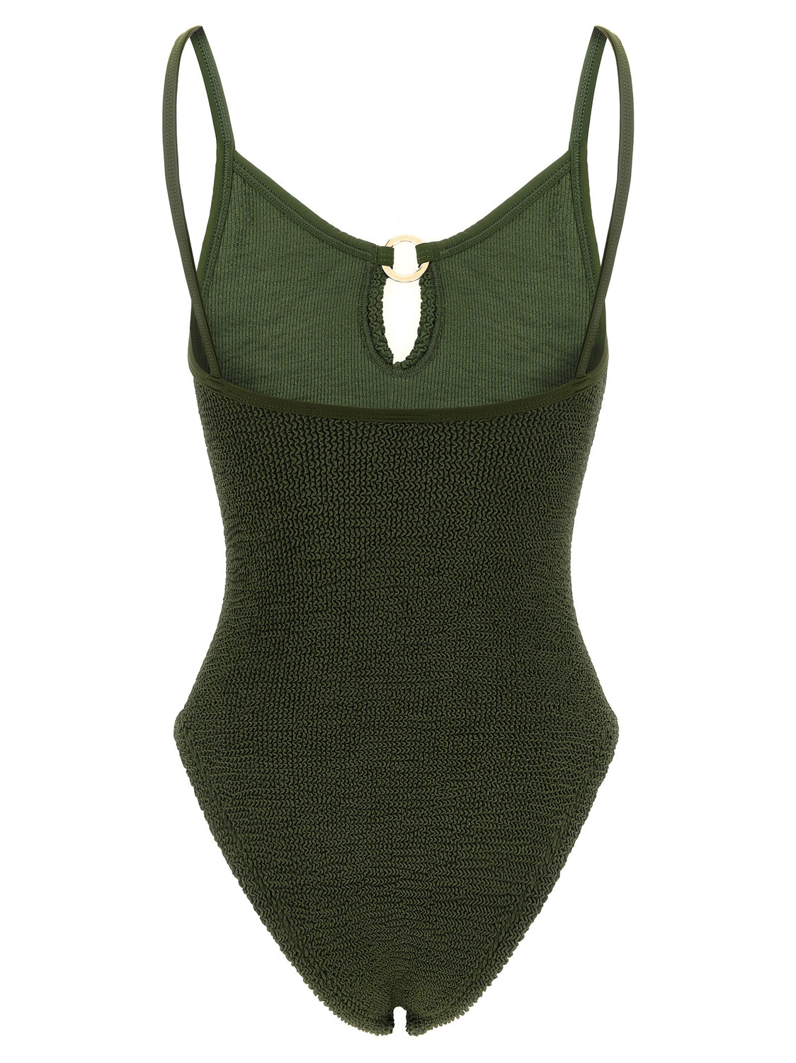 Bicolor Polyamide One-Piece Swimsuit