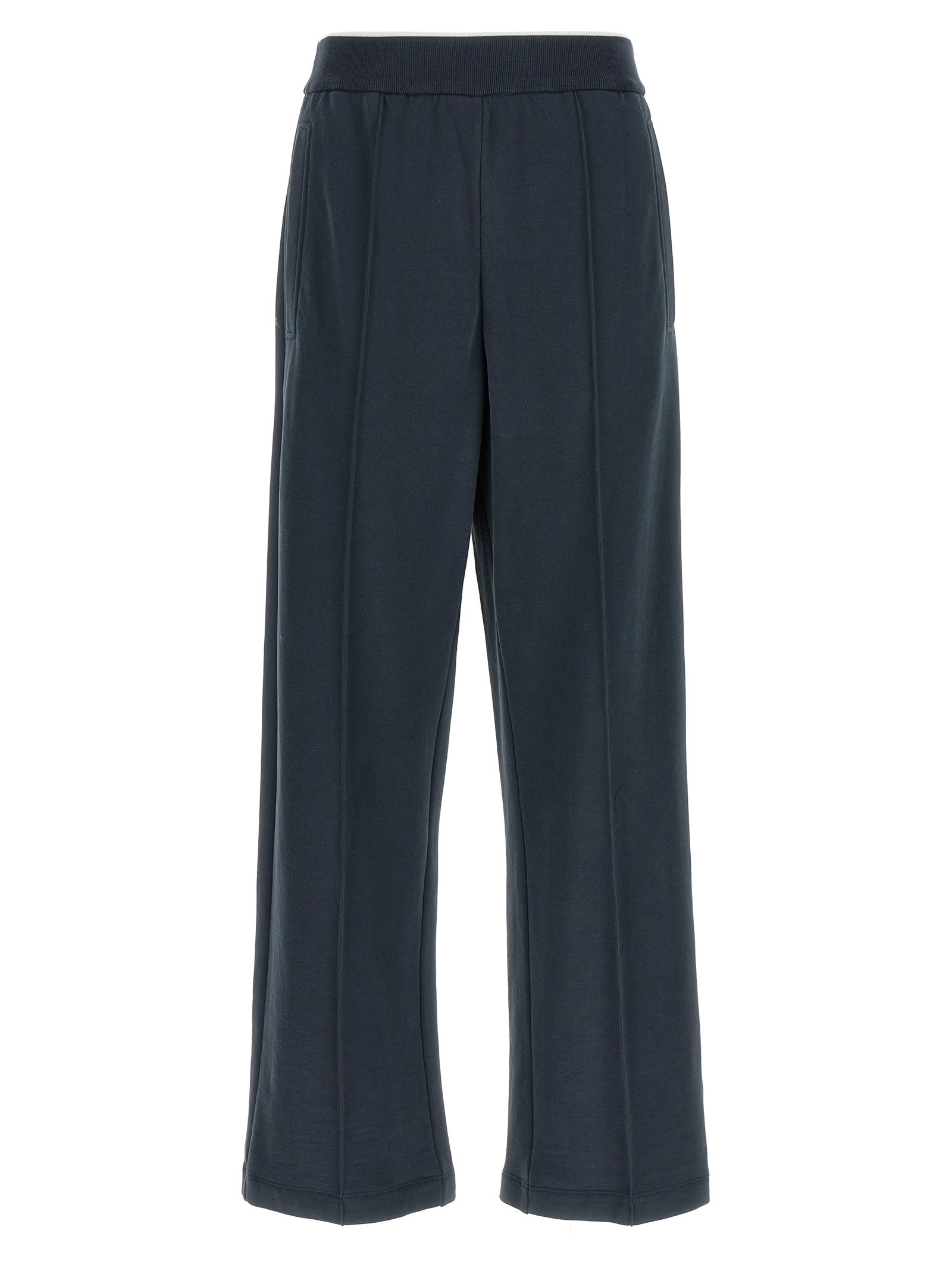Blue Cotton Joggers (Workout Pants)