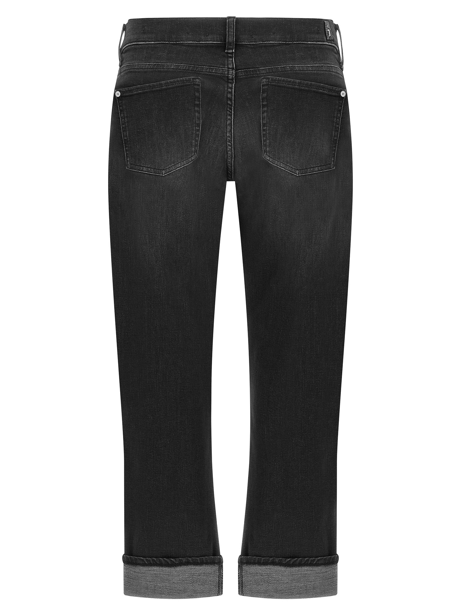 Black Cotton Relaxed Fit Jeans
