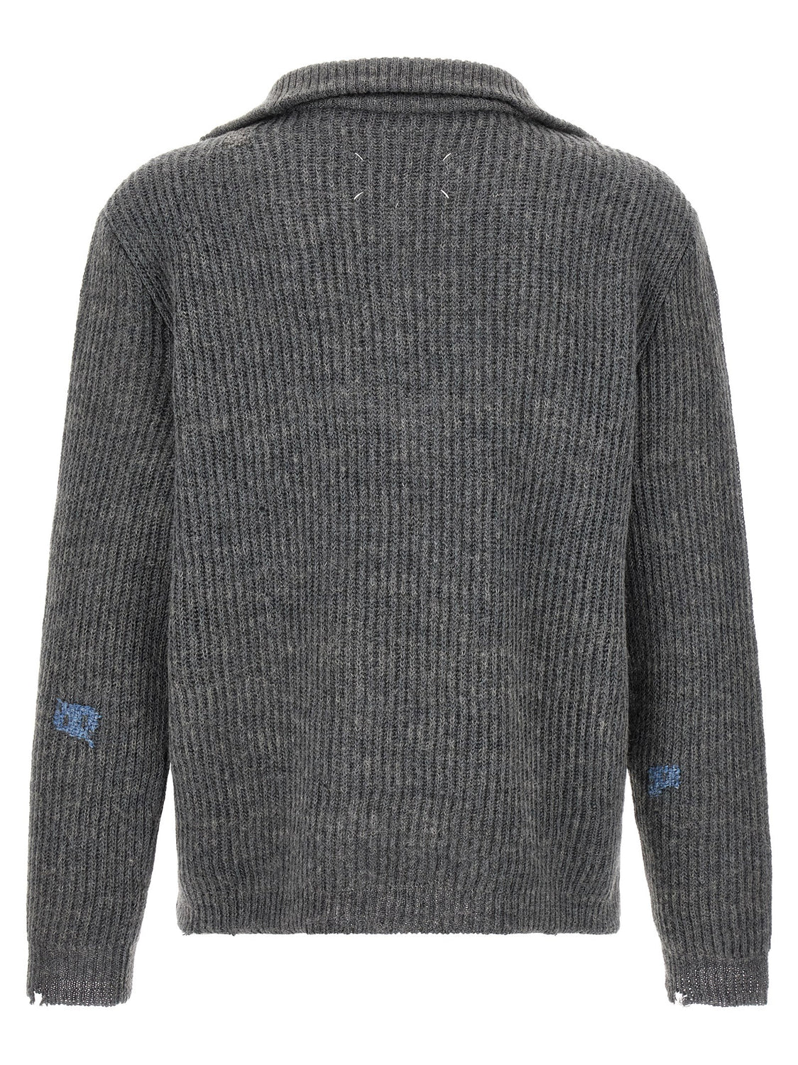 Gray Linen Cardigan