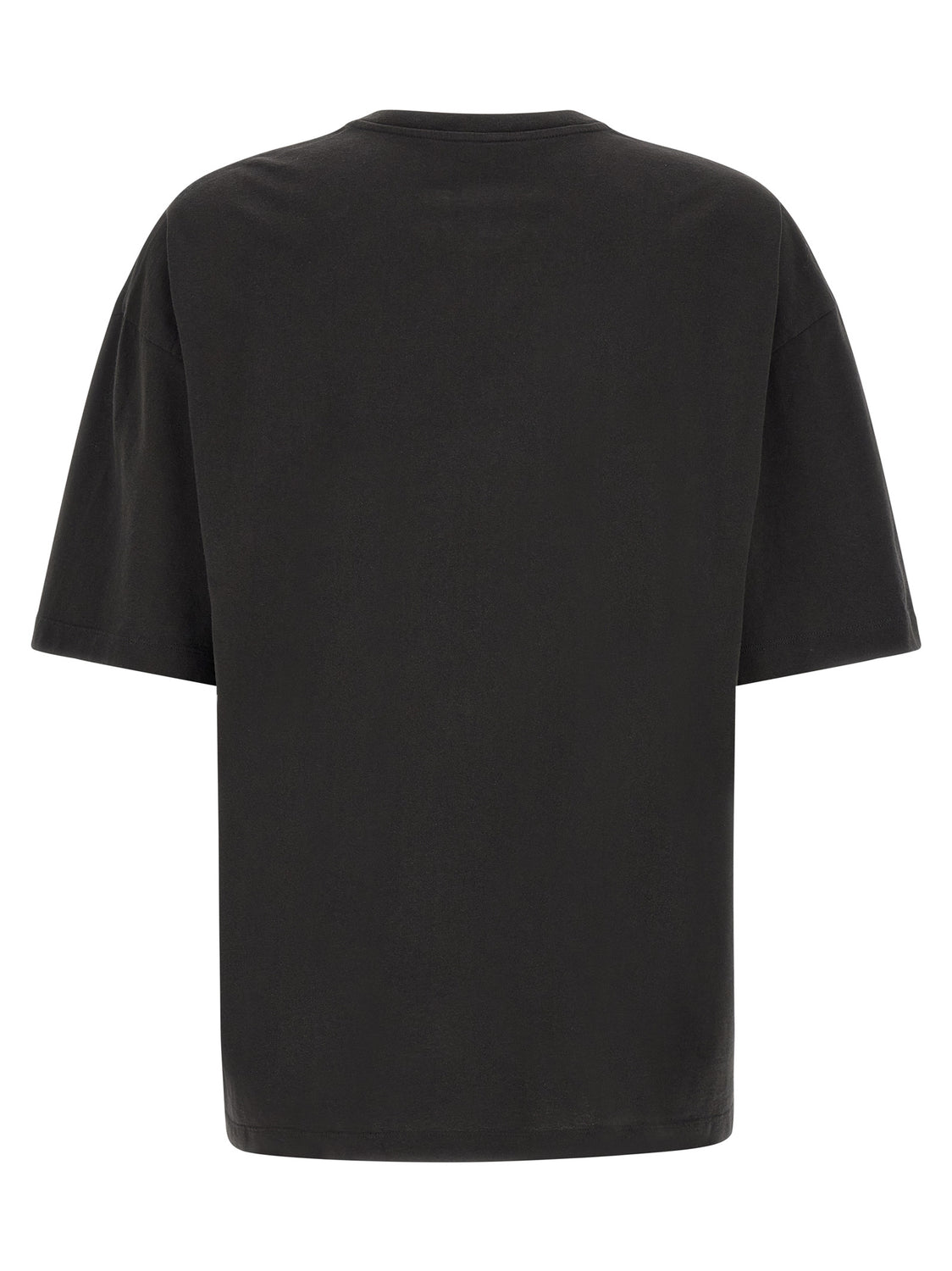 Black Cotton Long Sleeve T-Shirt